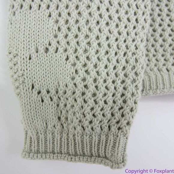 NEW Madewell 100% cotton Floral Open-Stitch Cardigan Sweater,‎ M, NF391 - Picture 13 of 16